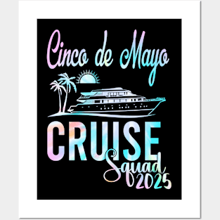 Cinco De Mayo Cruise 2024 Family Friends Vacation Matching Tee Posters and Art